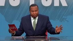 <p>Roy Wood Jr. talks to his panel about Jimmy Kimmel’s show being yanked off air.</p>